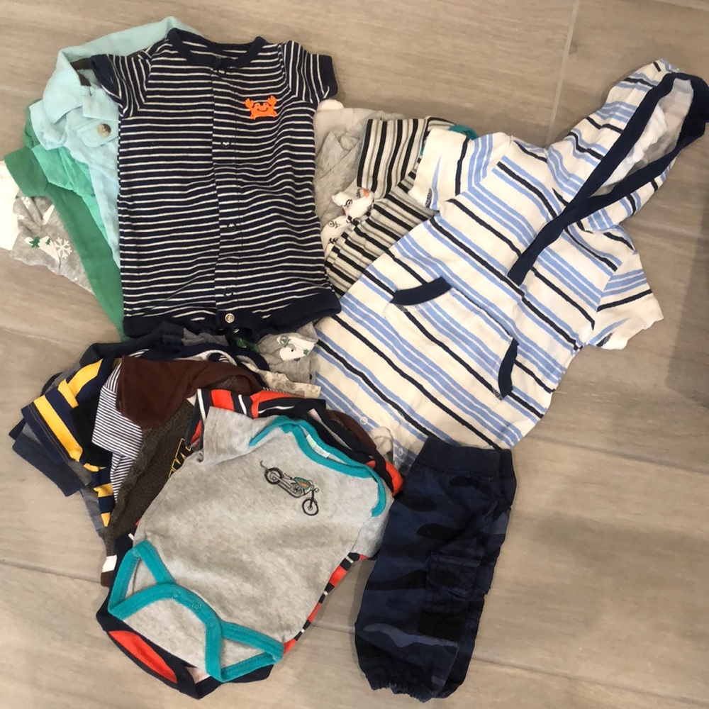 COPY - Boys 26 piece bundle! NB , 0-3m & 3-6m